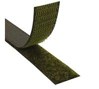 KLEBESHOP24 Velcro per cucito, chiusura in velcro, nastri per gancio/verde oliva, 20 mm x 3 m