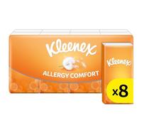 Kleenex Allergy P8: Veli di Carta, 1 Strato, 8 Unità, Bianco, Scatola