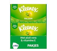 Kleenex Balsam - Astuccio per fazzoletti in carta, balsamo, calendula, 16 confezioni da 12 custodie