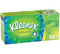 Kleenex Custodie Balsam di 12 Pacchetti di Fazzoletti