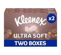 Kleenex Fazzoletti per il viso ultra morbidi, confezione da 2 scatole