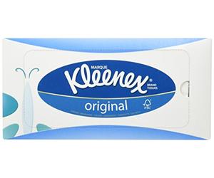 KLEENEX, Fazzoletti - Standard / Bianco,20 x 20 cm, 1 confezione da 72 fazzoletti