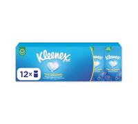 Kleenex Original, Fazzoletti di carta, Morbidi e resistenti, 12 Pacchetti