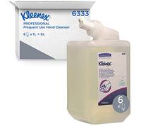 Kleneex 6333 Sapone liquido per mani, Uso quotidiano, Pacco da 6 flaconi da 1 L, Incolore/Inodore, 06333050