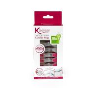 Kleeneze Confezione da 20 Mollette per Bucato - Mollette Resistenti, Morbida Impugnatura Ergonomica in Gomma, Resistenti a Ruggine e Umidità, Mollette per Indumenti in Plastica