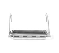 Kleeneze Stendibiancheria per termosifone estensibile 41-103 cm | 6 m di stenditura, 6 barre, bracci regolabili, clip per calzini integrata, pieghevole