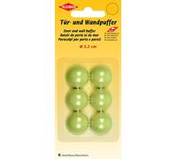 Kleiber 6 adesivi per porte e pareti, 2,2 cm, beige, 16 x 9 x 3 cm