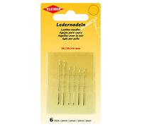 Kleiber 69910 - Aghi per pelle, in acciaio, colore: argento, lunghezza: 36, 39, 44 mm