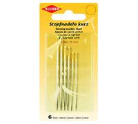 Kleiber 69913 - Ferri da maglia corti in acciaio, lunghezza 60, 66, 76 mm, colore: argento