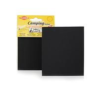 Kleiber autoadesive Impermeabili in Nylon, Stile Tela, 2 Toppe (10 cm x 12 cm ciascuna), Colore Nero, 12 x 10 Centimeters, 2 unità