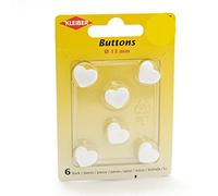 Kleiber Bottone, Bianco, 13 mm