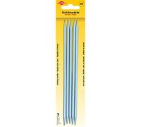 Kleiber + Co. GmbH 69966 - Ferri da maglia in metallo, 20 cm x 5 mm, colore: Grigio