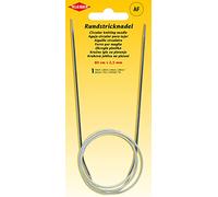 Kleiber + Co. GmbH KnitPro 69951 - Ferri circolari per lavorare a maglia, in metallo, 80 x 2,5 mm, colore: Grigio