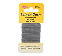 Kleiber - Filo di Lino 11,8 x 6,2 x 0,4 cm, Grigio Scuro