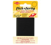 Kleiber - Nastro per riparazioni in nylon autoadesivo Flick Plus Fertig 145 cm² , colore nero