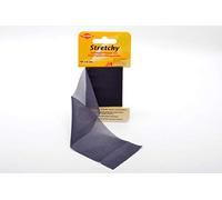 Kleiber - Nastro per riparazioni per Abiti Elastico termoadesivo 40 x 6 cm, Blu Scuro/Marino