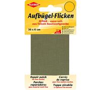 Kleiber - Nastro per riparazioni termoadesivo in Cotone Extra Morbido e Sottile 30 x 6 cm, Marrone Chiaro