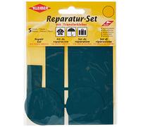 Kleiber - Set di Toppe autoadesive per riparazioni di Abiti in Nylon, 5 Pezzi, Verde