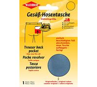 Kleiber - Tasca Posteriore Sostitutiva termoadesiva, Grigio Scuro