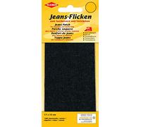Kleiber, Toppa per jeans, da applicare con stiratura, Nero (schwarz)
