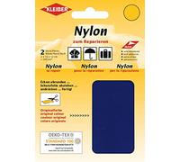 Kleiber autoadesive Impermeabili in Nylon, 2 Toppe (10 cm x 12 cm ciascuna), Scuro/Blu Navy, 12 x 10 Centimeters