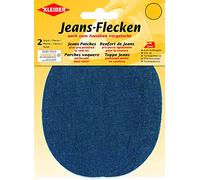 Kleiber - Toppe ovali per Jeans, 13 x 10 cm Blu