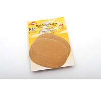 Kleiber - Toppe per Maniche/Ginocchia a Coste ovali termoadesive/da Cucire Piccole, Beige
