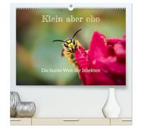 Klein aber oho. Die bunte Welt der Insekten (hochwertiger Premium Wandkalender 2026 DIN A2 quer), Kunstdruck in Hochglanz: Die farbenfrohe Welt der Insekten
