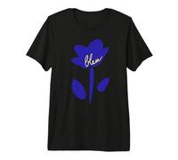 Klein Blue French Bleu Fiore Maglietta Premium
