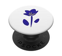 Klein Blue French Bleu Fiore PopSockets PopGrip Adesivo