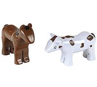 Klein Manetico Puzzle Animali Di Trattoria (Cavallo + Mucca) 75