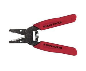 Klein Tools 11046 | Pinza spelafili 0,2-1 mm² | Punta stretta | Fori per asole | Lame tipo forbice | Impugnature testurizzate | Finitura nera resistente