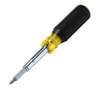 Klein Tools 32500MAG | Cacciavite magnetico multi-bit 11-in-1 con chiavi a bussola | Impugnatura Comfort Grip | Magneti ad alta tenuta | Acciaio temprato