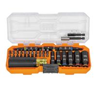 Klein Tools 32502HD KNECT - Set di cacciaviti e bussole con custodia MODbox, 41 pezzi, 26 bit, 6 prese profonde, accessori e manico