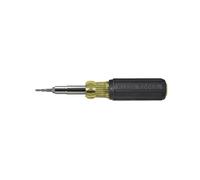 Klein Tools 32517 Multi-Bit Screwdriver/Tap Tool with 6 Common Tap Sizes, 4 Screwdriver Tips, and 3 Nut Driver Sizes