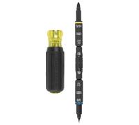 Klein Tools 32527HD - Cacciavite KNECT 11 in 1 per CVC, multi-punta e resistente agli urti, con punte Phillips, piatto, quadrato e Schrader