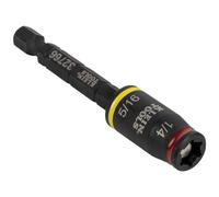 Klein Tools 32766 Impact Driver, 3-in-1 Impact Flip Socket e Bit Holder 1/4" e 5/16 pollici, lunghezza 3 pollici