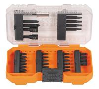 Klein Tools 33800 - Set di punte per avvitatore a percussione, 35 pezzi, in acciaio S2, con Phillips, scanalate, quadrate, TORX e dadi magnetici in custodia MODbox