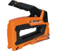 Klein Tools 45001 - Pinzatrice resistente per cavi vocali e dati, adatta per graffette isolate da 13/64" a 19/32"