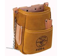 Klein Tools 5-pocket Tool Pouch con nastro in pelle 5125L tanga