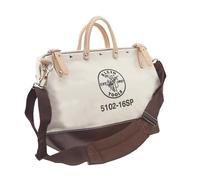 Klein Tools Borsa portautensili 5102-16SP Deluxe, tela naturale, 13 tasche, tracolla staccabile