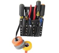 Klein Tools 5190 - Astuccio porta attrezzi in pelle con 10 tasche