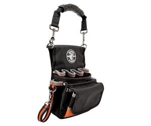 KLEIN TOOLS 5242 Tradesman PRO 9-Pocket Tool Pouch, Nero, Taglia unica