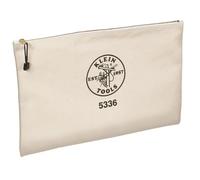 Klein Tools 5336 Canvas Contractor's Zipper Portfolio, Natural by Klein