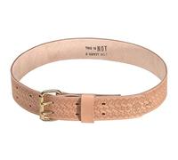 Klein Tools 5415L Heavy-Duty Embossed Leather Tool Belt, 5415S