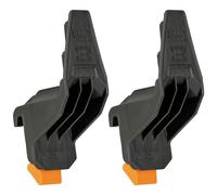 KLEIN TOOLS 54816MB MODbox Multi-Hooks, Sistema di archiviazione degli attrezzi modulare Accessorio di montaggio laterale, facile fissaggio con una sola mano, versatile da appendere