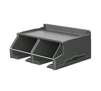 Klein Tools 54867MB MODbox Power Tool Dock, supporto modulare a parete per trapani a batteria e avvitatori a percussione, asta di bloccaggio sicura in acciaio, installazione senza attrezzi per garage