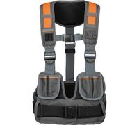 Klein Tools 55828MB MODBox Gilet portautensili Completamente regolabile Imbottito Comfort Supporto Cintura porta attrezzi Gilet da lavoro per ele