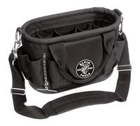 Klein Tools 58890 - Borsa a tracolla in poliestere con 17 tasche