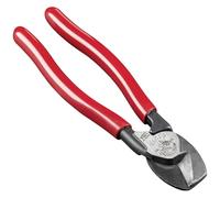 Klein Tools 63215, Tagliacavi compatto ad alta leva da 16,5 cm, forgiato in acciaio americano, ideale per tagliare cavi in alluminio e in rame, realizzato negli Stati Uniti